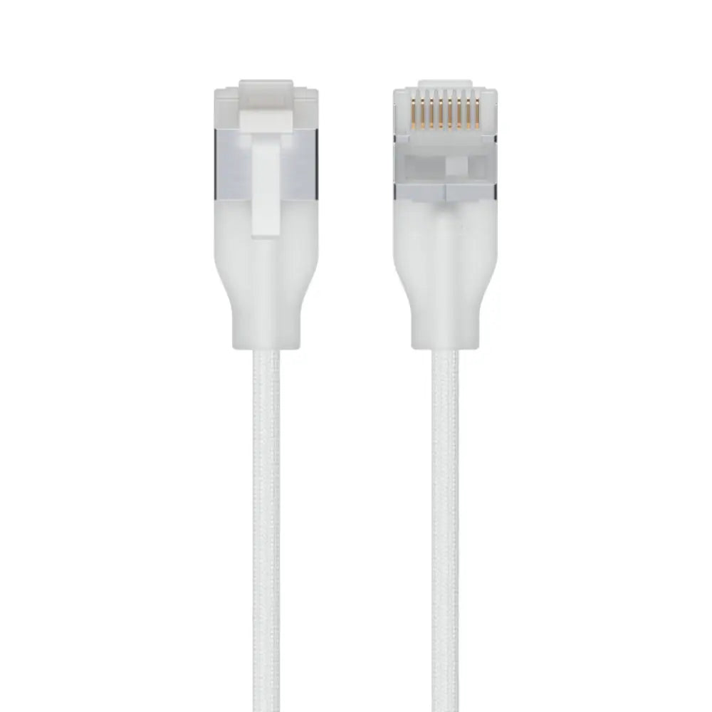 Ubiquiti UACC-Cable-Patch-EL-C6A-3M-W cable de red Translúcido. Blanco Cat6a