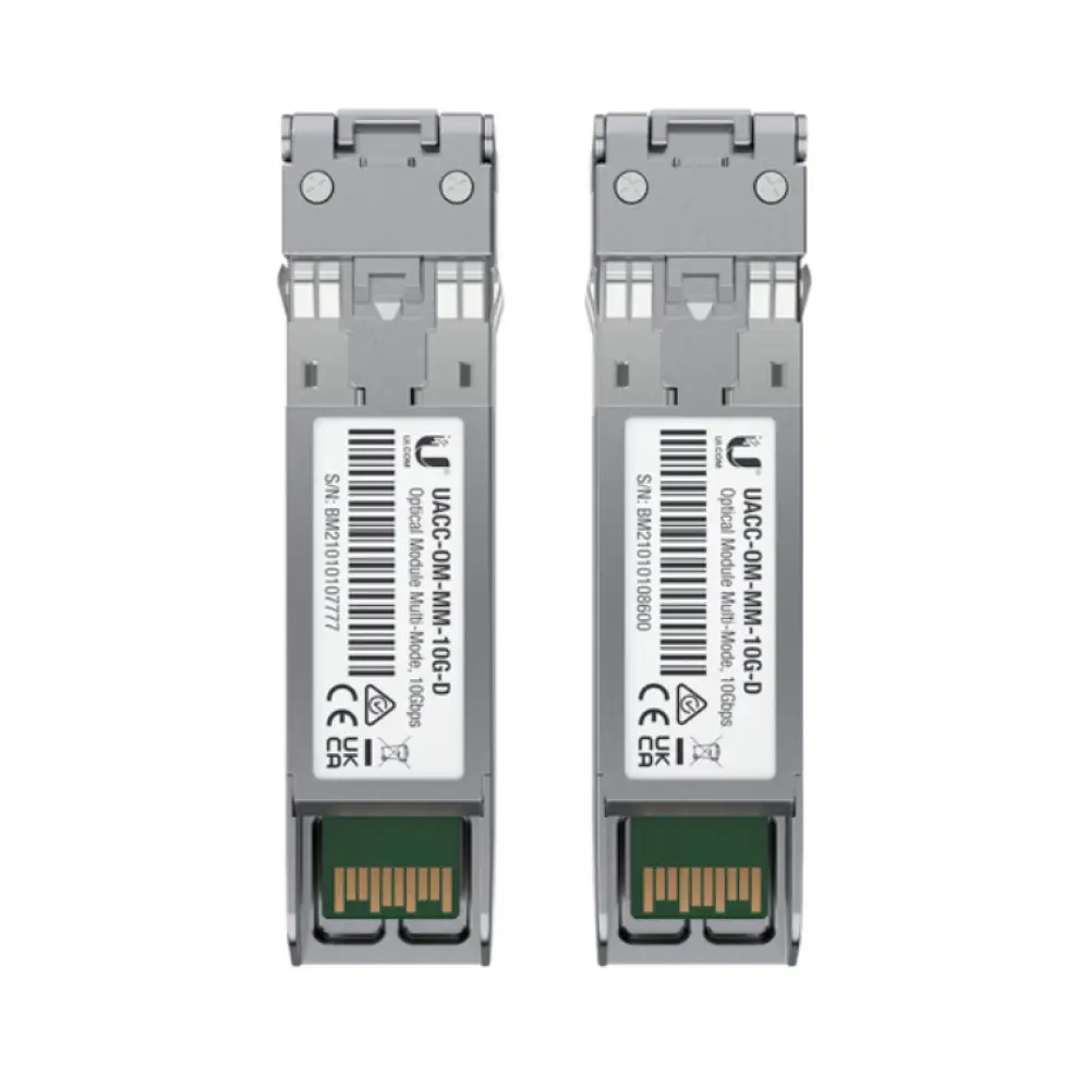 Ubiquiti UACC-OM-MM-10G-D-2 red modulo transceptor Fibra óptica 10000 Mbit/s 850 nm