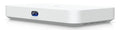 Pasarela y controlador Ubiquiti UCG-Fiber de 30W, compatible con velocidades de 10 a 10,000 Mbit/s, para redes de fibra óptica.