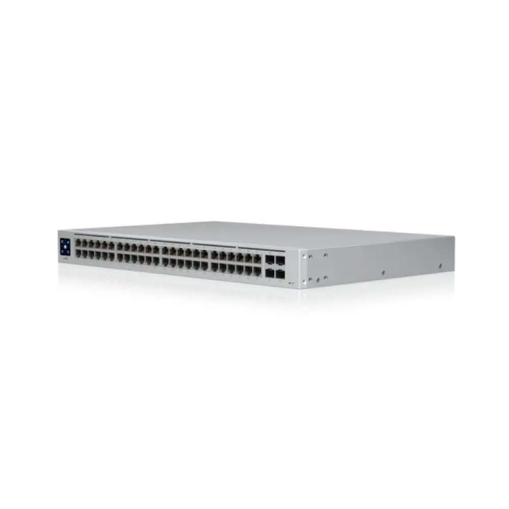Ubiquiti UniFi USW-48-POE switch Gestionado L2 Gigabit Ethernet (10/100/1000) Energía sobre Ethernet (PoE) 1U Acero inox