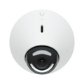 Cámara de vigilancia Ubiquiti UVC-G5-Dome para interior y exterior, resolución 2688x1512, montada en techo o pared.