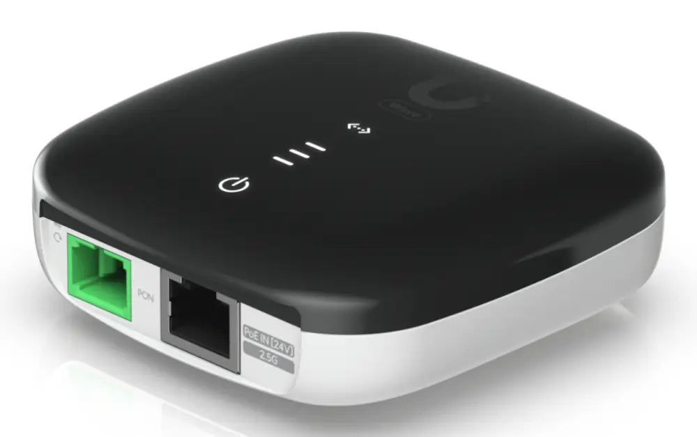 Ubiquiti WaveFiber ONU convertidor de medio 2488 Mbit/s 1490 nm Negro. Blanco