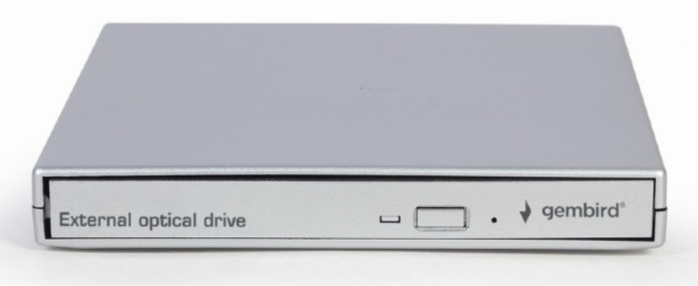 UNIDAD DE DVD USB EXTERNA GEMBIRD PLATA