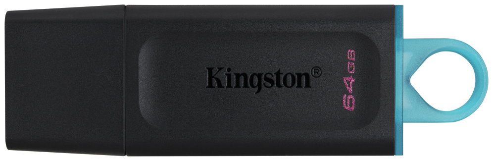Kingston Technology DataTraveler Exodia unidad flash USB 64 GB USB tipo A 3.2 Gen 1 (3.1 Gen 1) Negro. Turquesa