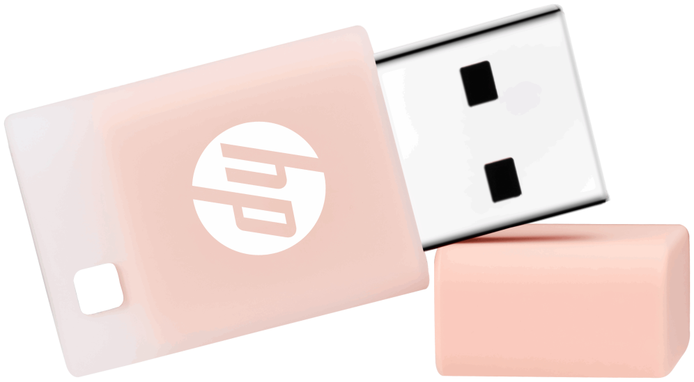 USB 3.2 HP 128GB X768 BEIGE ROSE - detalle