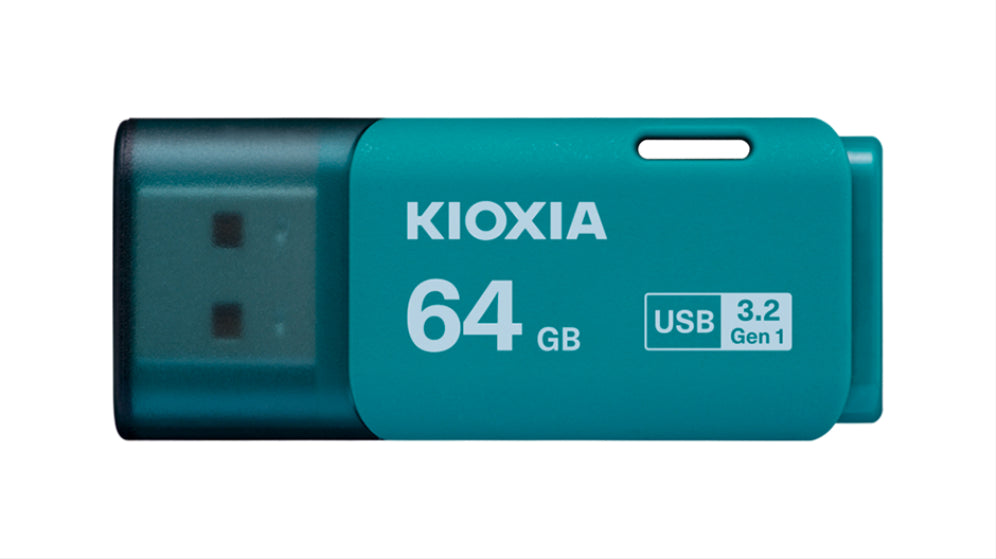 Kioxia LU301L064GG4 unidad flash USB 64 GB USB tipo A 3.2 Gen 1 (3.1 Gen 1) Azul