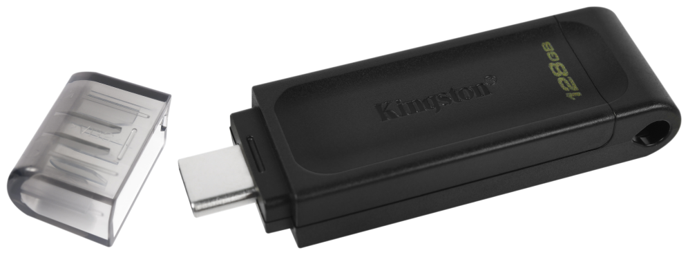 USB-C 3.2 KINGSTON 128GB DATATRAVELER 70 - detalle
