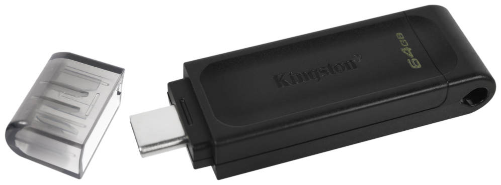 USB-C 3.2 KINGSTON 64GB DATATRAVELER 70 - detalle
