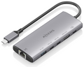 USB-C DOCK AISENS 6 EN 1 HDMI RJ45 USB-A 10G 2XUSB-C 10G USB-C PD 20CM