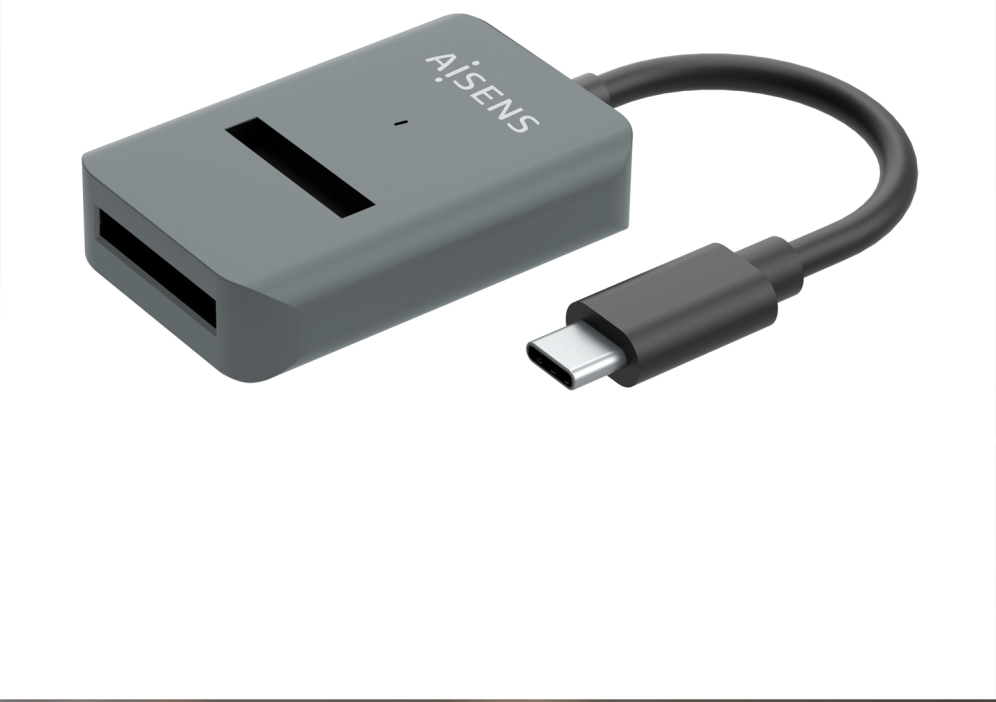 USB-C DOCK AISENS M.2 NGFF ASUC-M2D012-GR SATA/NVME A USB3.1 GEN2 GRIS