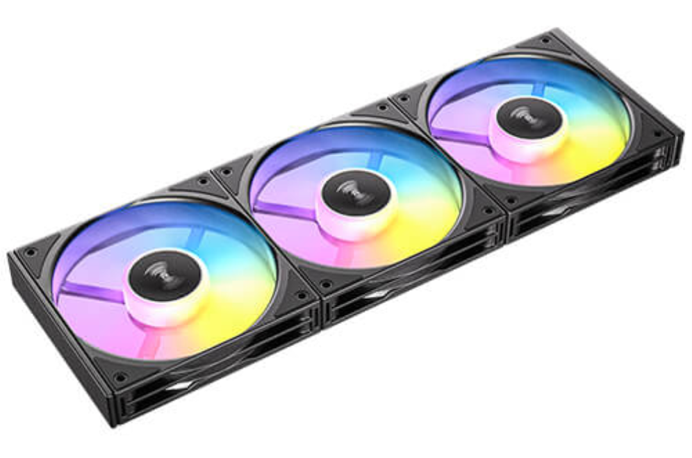 VENTILADOR CAJA ANTEC CONNECT 120 3X VENT 120MM RGB NEGRO - detalle