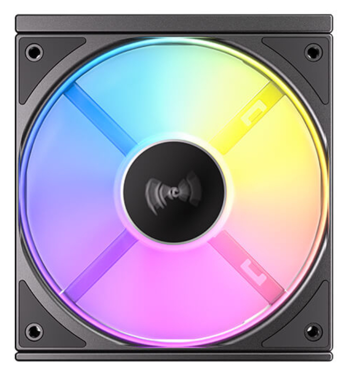VENTILADOR CAJA ANTEC CONNECT 120 3X VENT 120MM RGB NEGRO - detalle