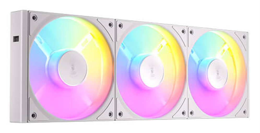 VENTILADOR CAJA ANTEC CONNECT 120 3X VENT REVERSE 120MM RGB BLANCO - detalle