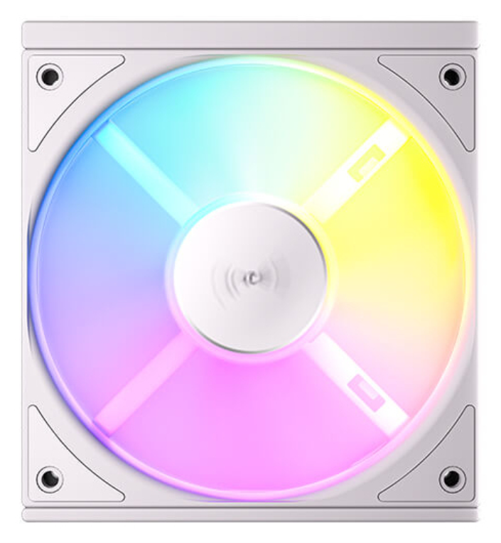 VENTILADOR CAJA ANTEC CONNECT 120 3X VENT REVERSE 120MM RGB BLANCO - detalle