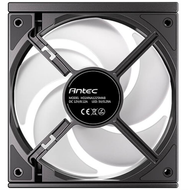 VENTILADOR CAJA ANTEC CONNECT 120 3X VENT REVERSE 120MM RGB NEGRO - detalle