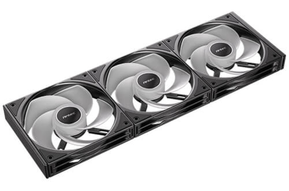 VENTILADOR CAJA ANTEC CONNECT 120 3X VENT REVERSE 120MM RGB NEGRO - detalle