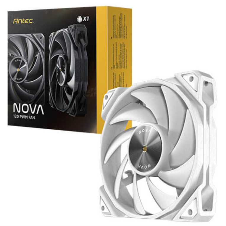 VENTILADOR CAJA ANTEC NOVA 1X VENT 120MM BLANCO - detalle