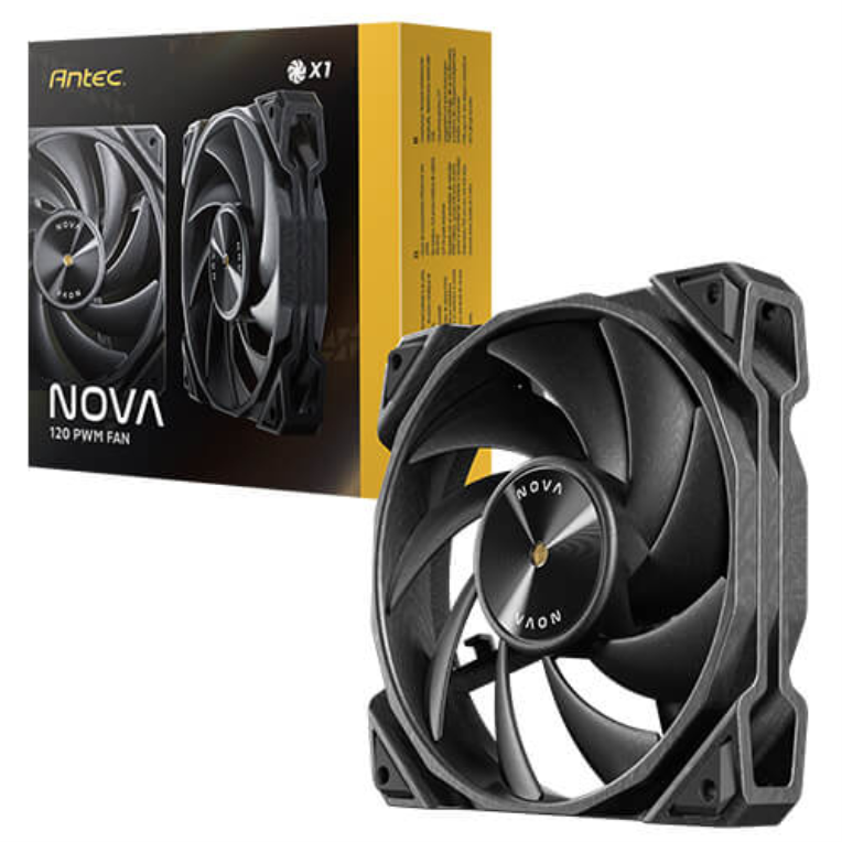 VENTILADOR CAJA ANTEC NOVA 1X VENT 120MM NEGRO - detalle