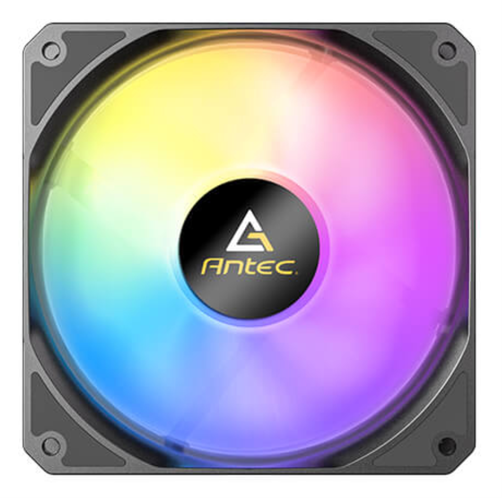 VENTILADOR CAJA ANTEC P12 ARGB 3X VENT REVERSE 120MM RGB NEGRO - detalle