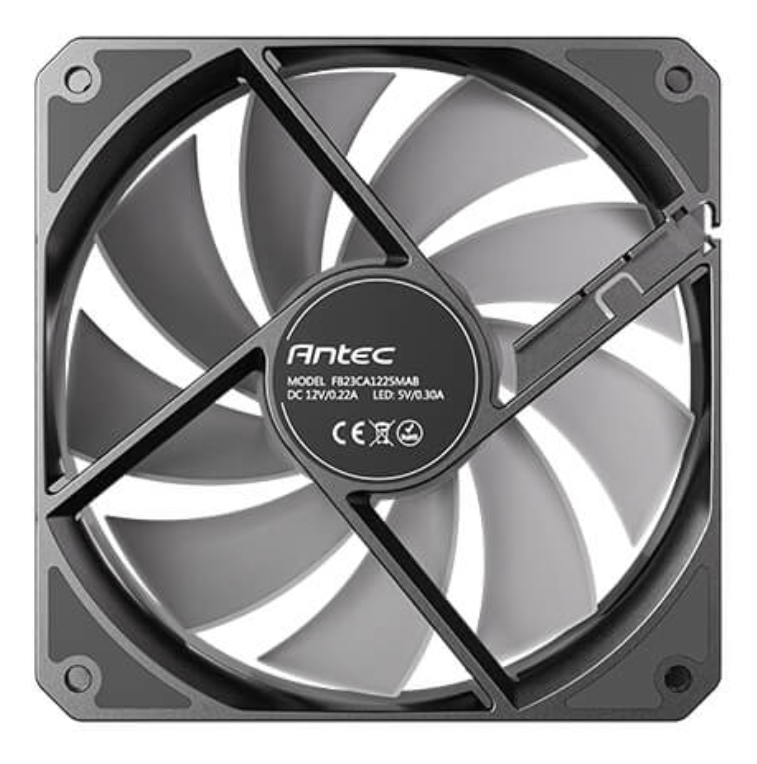 VENTILADOR CAJA ANTEC P12 ARGB 3X VENT REVERSE 120MM RGB NEGRO - detalle