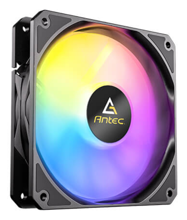 VENTILADOR CAJA ANTEC P12 ARGB 3X VENT REVERSE 120MM RGB NEGRO - detalle