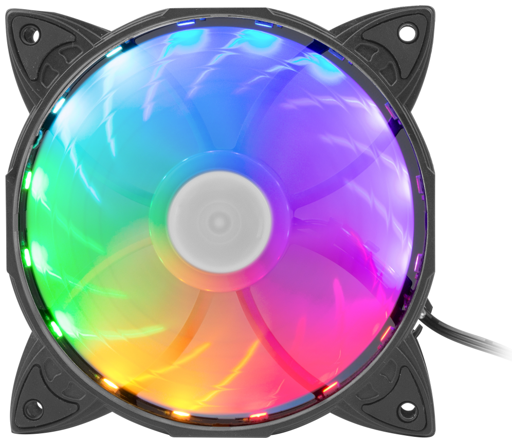 VENTILADOR CAJA GENESIS HYDRION 130 LED RGB 120 MM - detalle