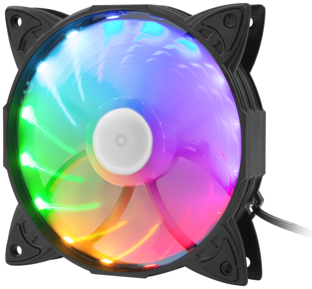 VENTILADOR CAJA GENESIS HYDRION 130 LED RGB 120 MM - detalle