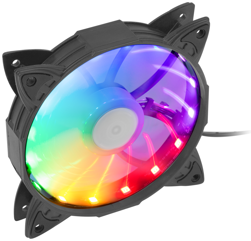 VENTILADOR CAJA GENESIS HYDRION 130 LED RGB 120 MM - detalle