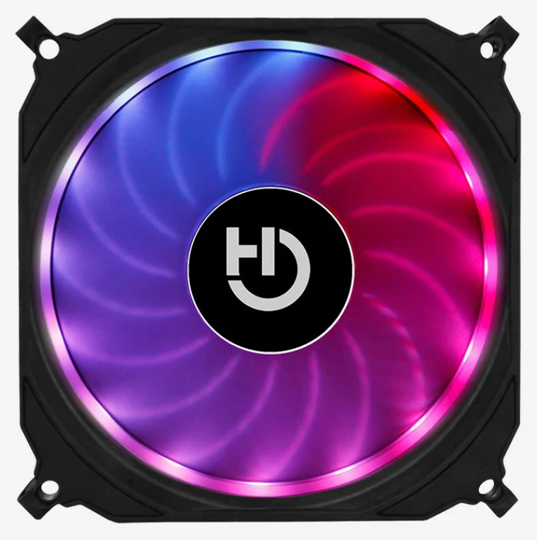 VENTILADOR CAJA HIDITEC GAMING ARGB N-10 ARGB 120 MM - detalle