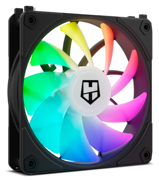 VENTILADOR CAJA NOX HUMMER EASYLINK ARGB FANS KIT NEGROS - detalle