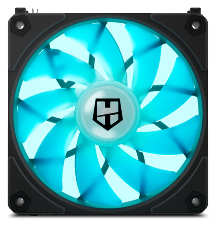 VENTILADOR CAJA NOX HUMMER EASYLINK ARGB FANS KIT NEGROS - detalle