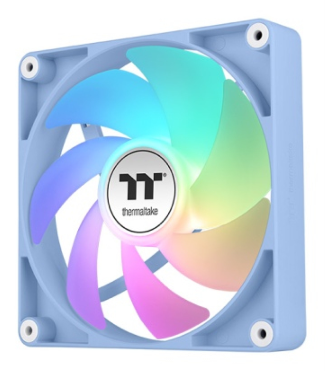 VENTILADOR CAJA THERMALTAKE CT120 ARGB 2XVENT AZUL HYDRANGEA