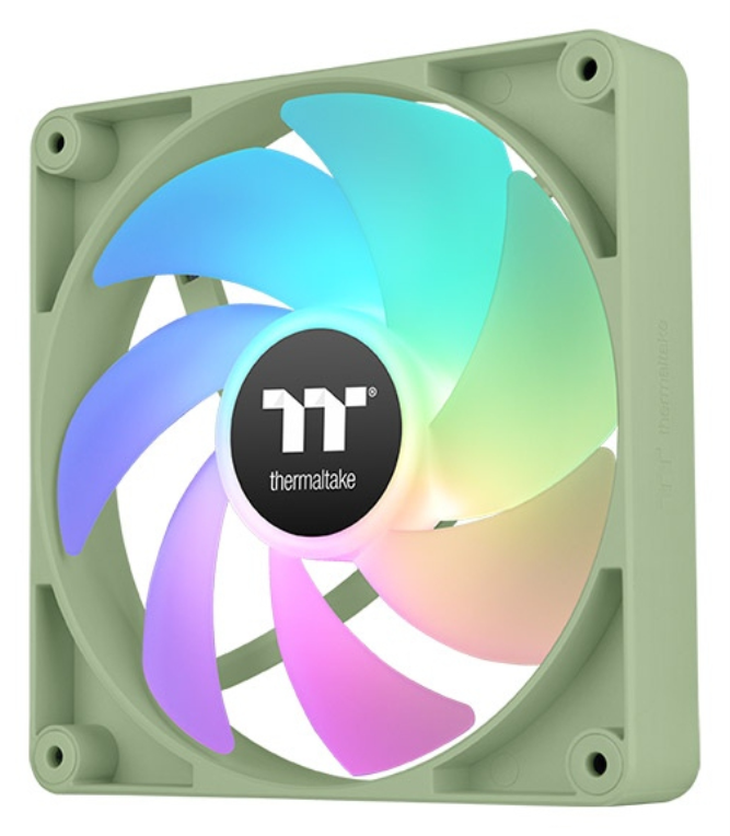 VENTILADOR CAJA THERMALTAKE CT120 ARGB 2XVENT VERDE MATCHA