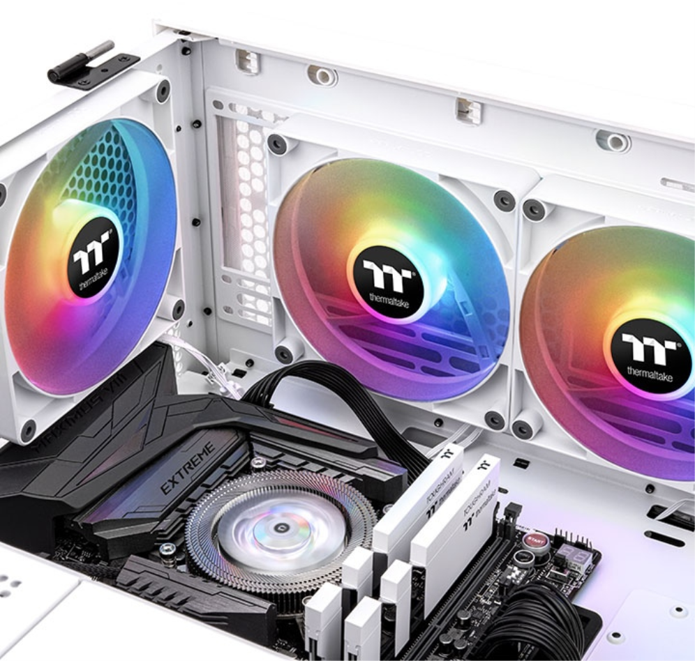 VENTILADOR CAJA THERMALTAKE CT140 ARGB 2XVENT 140MM BLANCO - detalle
