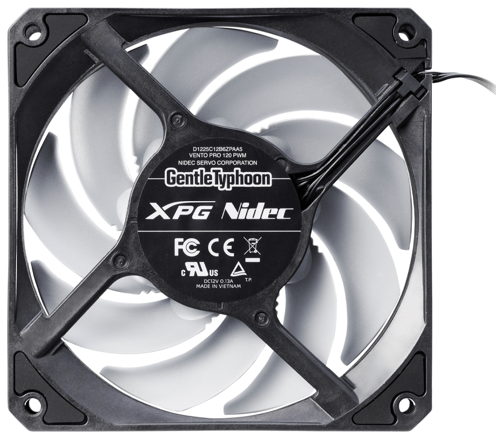 VENTILADOR CAJA XPG VENTOPRO120PWM-BKCWW - detalle