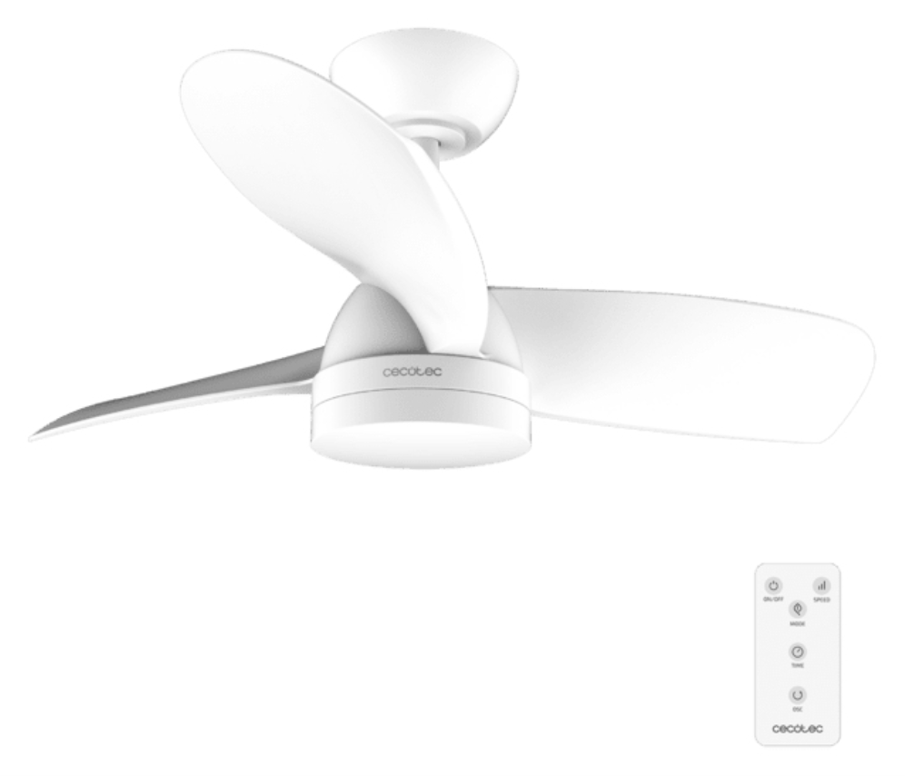 VENTILADOR CECOTEC 08469 AERO 3050 WHITE - detalle