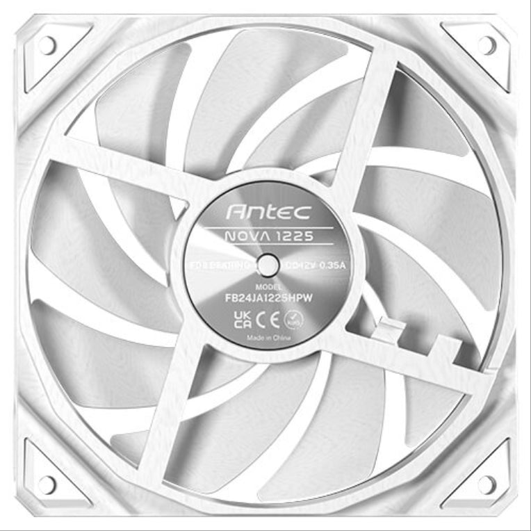 Antec Nova Carcasa del ordenador Ventilador 12 cm Blanco 1 pieza(s)