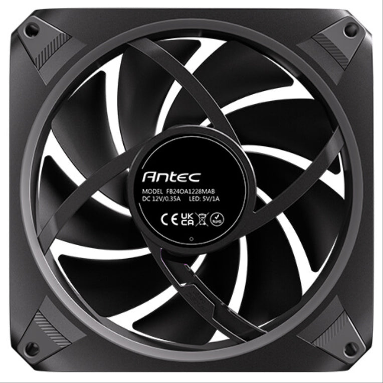 Antec Orbit 120 ARGB FAN Carcasa del ordenador Ventilador 12 cm Negro