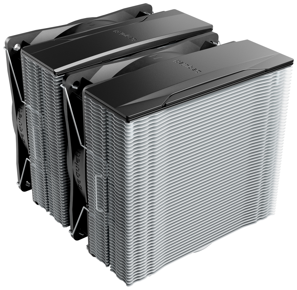 VENTILADOR CPU BE QUIET PURE ROCK PRO 3 120MM NEGRO-PLATA - detalle