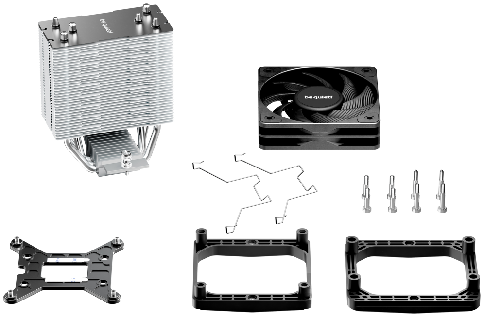 VENTILADOR CPU BE QUIET PURE ROCK SLIM 3 100MM NEGRO - detalle
