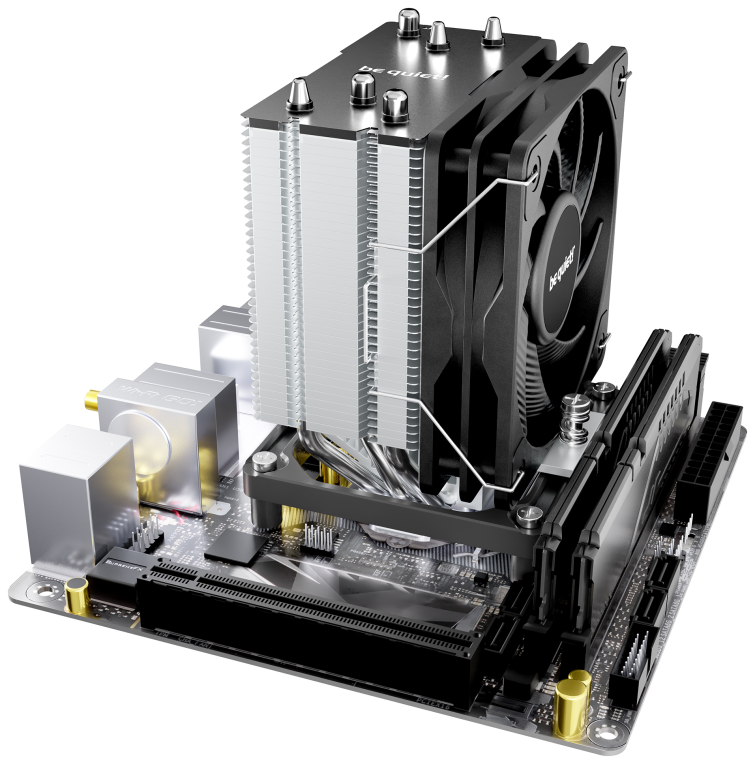 VENTILADOR CPU BE QUIET PURE ROCK SLIM 3 100MM NEGRO - detalle
