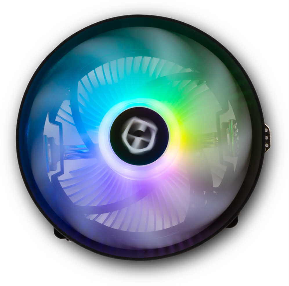 VENTILADOR CPU NOX HUMMER H-123PRO PWM RGB - detalle