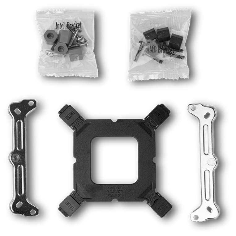 VENTILADOR CPU NOX HUMMER H-200 LCD 2XVENT 120MM PWM - detalle