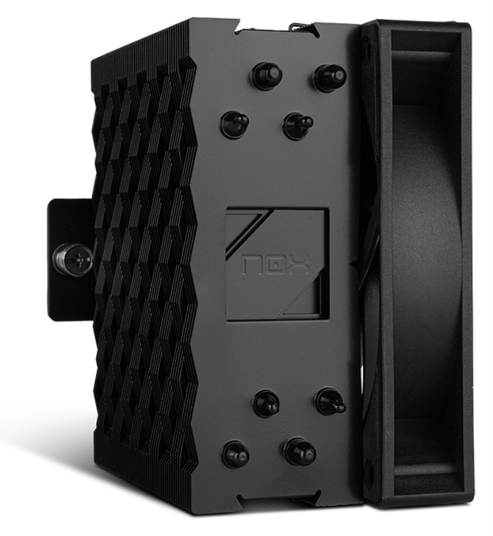 VENTILADOR CPU NOX HUMMER R-400 NEGRA ALTO RENDIMIENTO - detalle