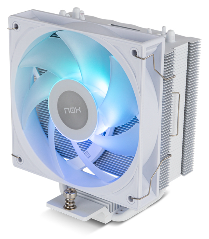 VENTILADOR CPU NOX HUMMER R-400ARGB BLANCO ALTO RENDIMIENTO - detalle