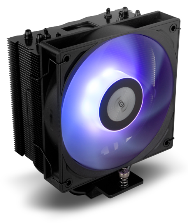 VENTILADOR CPU NOX HUMMER R-400ARGB NEGRA ALTO RENDIMIENTO - detalle