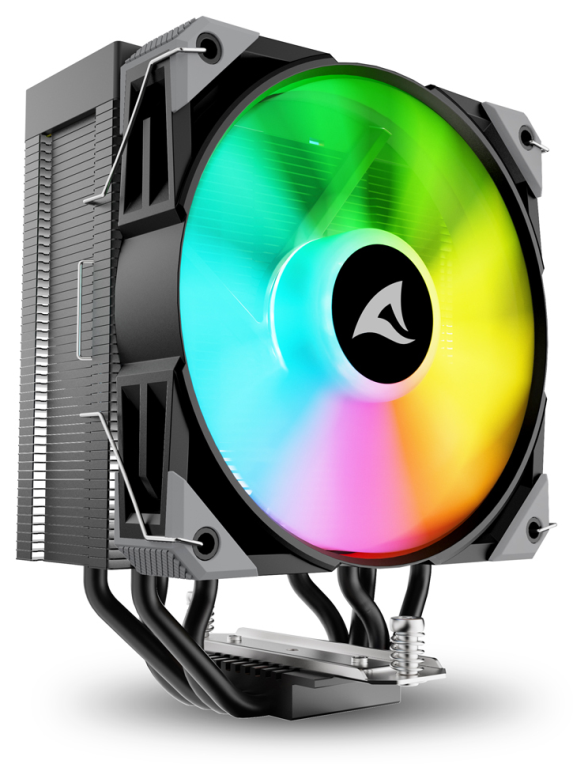 VENTILADOR CPU SHARKOON A40 RGB 120MM NEGRO