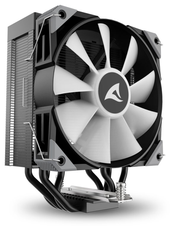 VENTILADOR CPU SHARKOON A40 RGB 120MM NEGRO - detalle