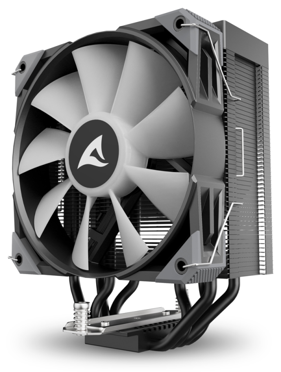 VENTILADOR CPU SHARKOON A40 RGB 120MM NEGRO - detalle