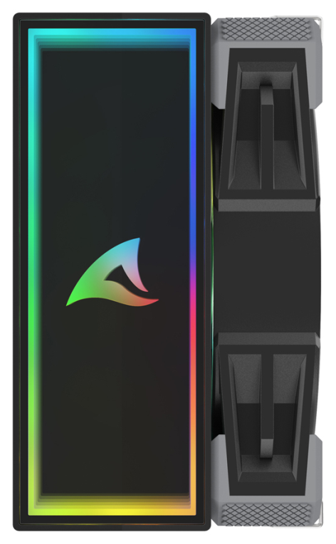 VENTILADOR CPU SHARKOON A40 RGB 120MM NEGRO - detalle